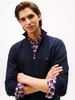 Classic Quarter-Zip Sweater - Navy #78J9329-FAP - Image 2