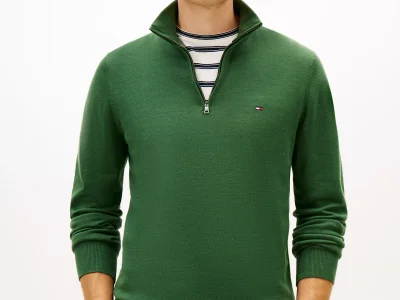 Classic Quarter-Zip Sweater - Deep Evergreen#78J9329-LZP