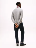 Classic Quarter-Zip Sweater - Grey Heather#78J9329-P7D - Image 3