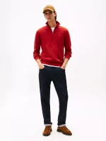 Classic Quarter-Zip Sweater - Dark Magma#78J9329-XNN - Image 2