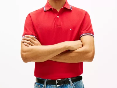 Men Regular Fit Tommy Wicking Polo-Primary Red