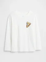 babyGap Graphic T-Shirt-New Off White Pizza
