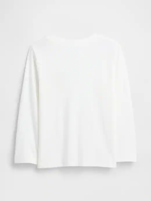 8C babyGap Graphic T-Shirt-New Off White Pizza - Image 2