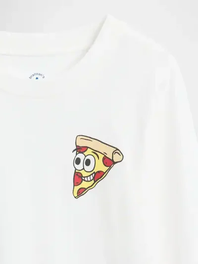 babyGap Graphic T-Shirt-New Off White Pizza - Image 3