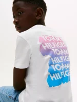 Kids' Pop Logo T-Shirt - White #KB09848-YBR - Image 3