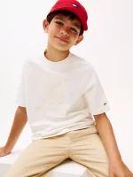 Kids' Crest Logo T-Shirt - Ivory Silk #KB09930 - Image 2