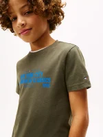 Kids' NYC Graphic T-Shirt - Pewter Green #KB09936 - Image 4