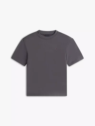 Kids' Faded Graphic T-Shirt-Washed Black - Image 2