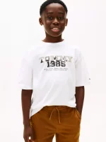 Kids' Tommy 1985 Logo Graphic T-Shirt - White #KB10087-YBR