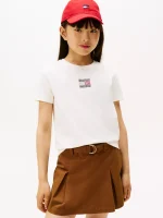 Kids' Flag Logo T-Shirt - Ivory Silk #KG09012