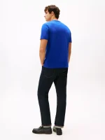 Hilfiger Graphic Logo T-Shirt - Wedge Blue #MW40002-D03 - Image 3