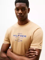 Hilfiger Graphic Logo T-Shirt - Timeless Camel #MW40002-GV7 - Image 3