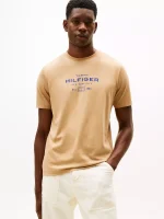 Hilfiger Graphic Logo T-Shirt - Timeless Camel #MW40002-GV7