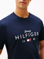 Hilfiger 1985 Graphic T-Shirt-Navy - Image 2