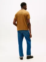 Embroidered Flag Logo T-Shirt-Highland Khaki - Image 3