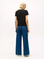 Script Monogram Stretch-Cotton T-Shirt-Black - Image 3