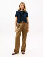 Script Monogram Stretch-Cotton T-Shirt-Dark Night Navy - Image 3