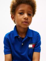 Kids' Flag Graphic Polo - Blue #XB01571 - Image 4