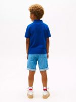 Kids' Flag Graphic Polo - Blue #XB01571 - Image 2