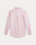 Striped Cotton Oxford Shirt Toddler/Kids Boys - Pink/White #100083253 - Image 2