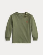Cotton Jersey Long-Sleeve Tee Baby Boy/Toddler/Kids-Mint Olive