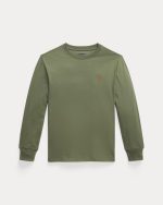 Cotton Jersey Long-Sleeve Tee Baby Boy/Toddler/Kids-Mint Olive - Image 2
