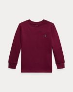 Cotton Jersey Long-Sleeve Tee Baby Boy/Toddler/Kids-Classic Wine - Image 3