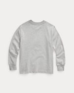 Cotton Jersey Long-Sleeve Tee Toddler/Kids-Classic Andover Heather - Image 2