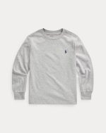 Cotton Jersey Long-Sleeve Tee Toddler/Kids-Classic Andover Heather
