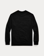 Cotton Jersey Long-Sleeve Tee Toddler/Kids-RL Black - Image 2