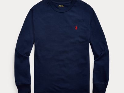 Cotton Jersey Long-Sleeve Tee Toddler/Kids-Cruise Navy