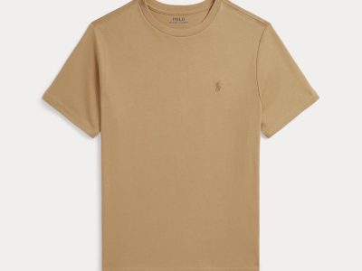 Cotton Jersey Crewneck Tee Baby Boy/Toddler/Kids-Vintage Khaki#569267