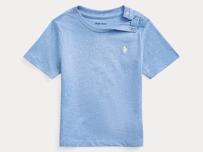 Cotton Jersey Crewneck Tee BABY/TODDLER/KID BOYS - Soft Royal Heather#569267