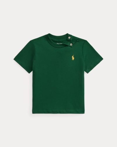 Cotton Jersey Crewneck Tee Baby Boy-New Forest#569267 - Image 1