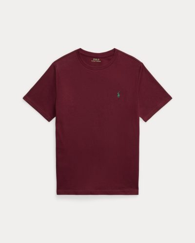 Cotton Jersey Crewneck Tee Toddler/Kids-Classic Wine#569267 - Image 1