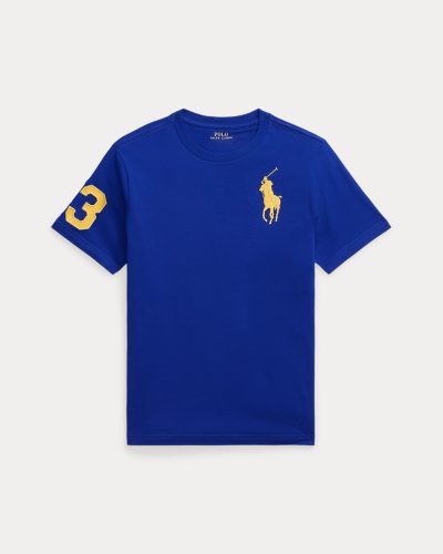 Big Pony Cotton Jersey Tee/Toddler/Kids-Classic Azure#616523 - Image 1