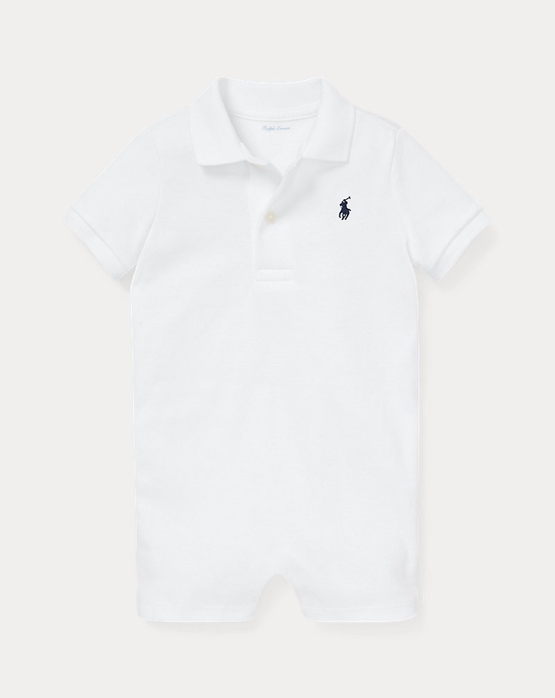 WhatsApp Image 2025-10-06 at 12.59.14 PM Soft Cotton Polo Shortall Baby Boy-White - Image 1