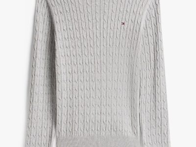 Cable Knit Sweater -Grey #XW07179-P61