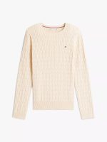 Cable Knit Sweater -Beige#XW07179-HDV