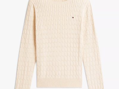 Cable Knit Sweater -Beige#XW07179-HDV