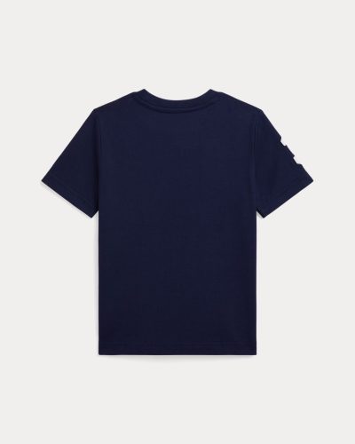 Big Pony Cotton Jersey TeeToddler/Kids Boys -  Refined Navy/RL Red #100063348 - Image 2