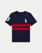 Big Pony Cotton Jersey TeeToddler/Kids Boys - Refined Navy/RL Red #100063348