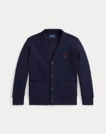 Fleece V-Neck Cardigan Toddler/Kids Boys - Refined Navy# 100060810 - Image 2