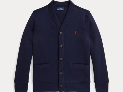Fleece V-Neck Cardigan Toddler/Kids Boys - Refined Navy# 100060810