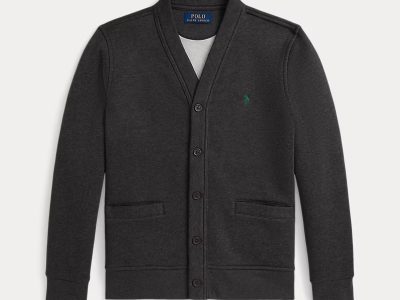 Fleece V-Neck Cardigan Toddler/Kids Boys - Windsor Heather# 100060810