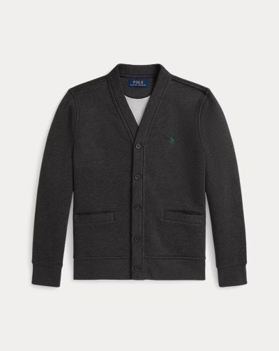 Fleece V-Neck Cardigan Toddler/Kids Boys -  Windsor Heather# 100060810 - Image 1