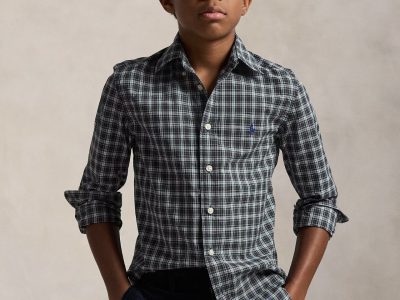 Plaid Cotton Poplin Shirt Toddler/Kids Boys - Multi #100063102