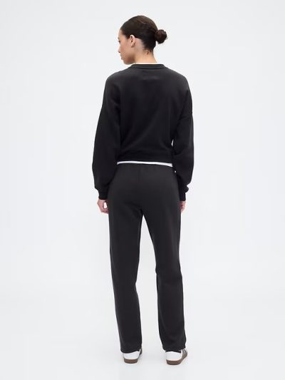 Gap Logo Pull-On Slim Sweatpants-Black Moonless Night#817526 - Image 5