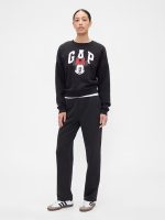 Gap Logo Pull-On Slim Sweatpants-Black Moonless Night#817526 - Image 4
