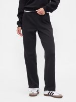 Gap Logo Pull-On Slim Sweatpants-Black Moonless Night#817526 - Image 3